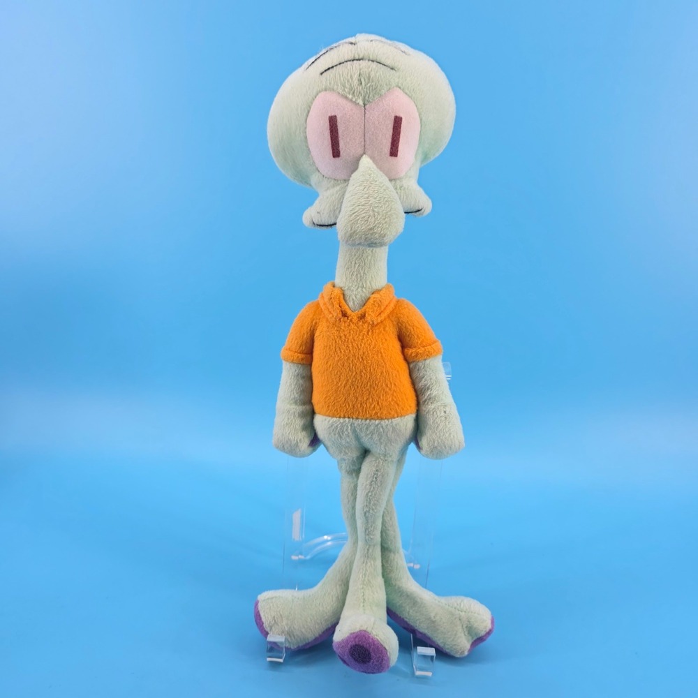 Vintage 2002 Nanco SpongeBob SquarePants Squidward Tentacles 12" Plush Toy
